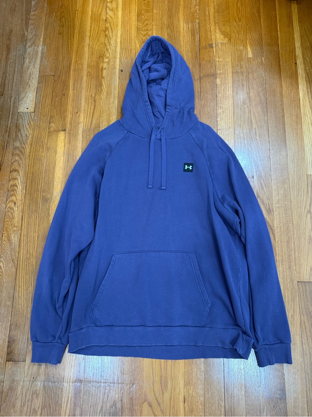 Under Armour Purple Pullover Hoodie with Small Logo